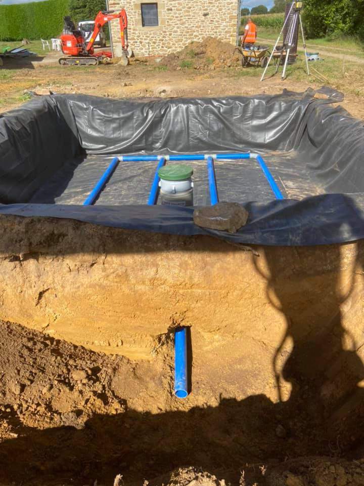 Travaux d'assainissement